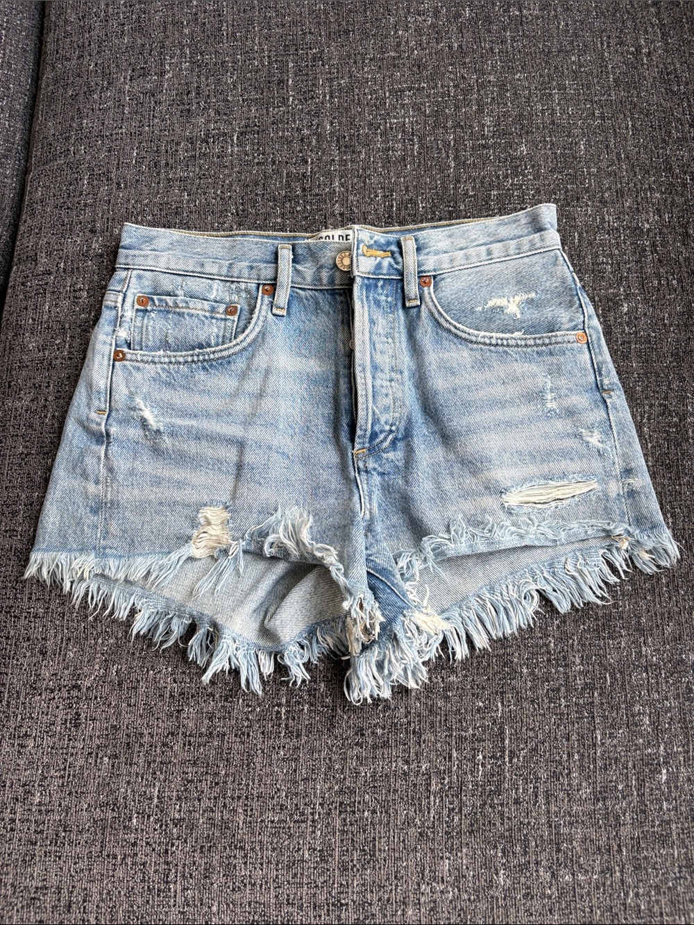 Agolde Parker Vintage Cut Off Short in Swapmeet Size 23